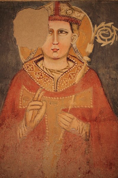 Muurfresco in San Zeno Maggiore, Verona door Unknown artist
