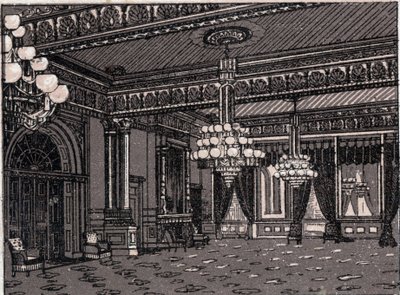 Washington, Verenigde Staten: uitzicht op de Oostkamer, Witte Huis door Unknown artist