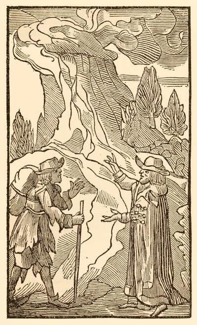 Wanneer christenen naar de vleselijke mens luisteren... uit The Pilgrims Progress From This World, To That Which Is To Come door John Bunyan door Unknown