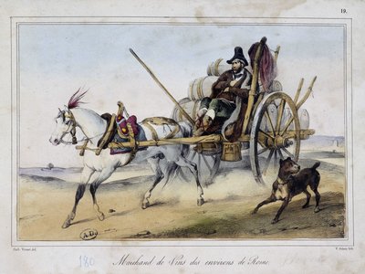 Wijnhandelaar uit de omgeving van Rome door Unknown artist