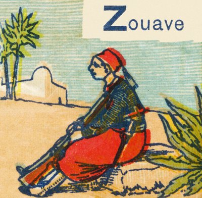 Z als Zouaaf door Unknown artist