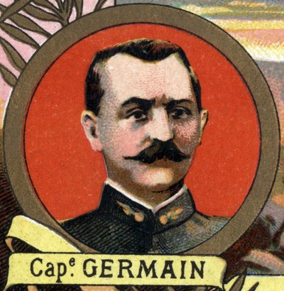 Portret van kapitein Germain, Franse ontdekkingsreiziger die deelnam aan de Marchand-missie door Unknown artist