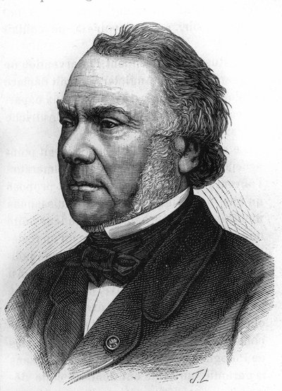 Portret van Claude - Alphonse Delangle. 1797-1869 Franse magistraat en minister. door Unknown artist