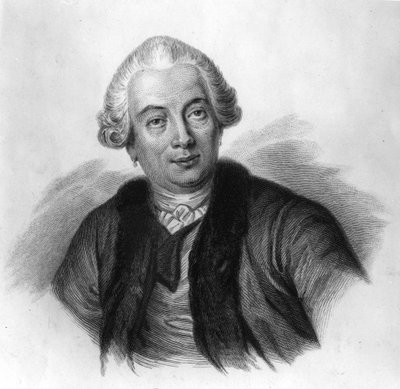 Portret van Claude Bourgelat (1712-1779). Oprichter van de eerste veterinaire school ter wereld. Gravure uit de 19e eeuw. door Unknown artist