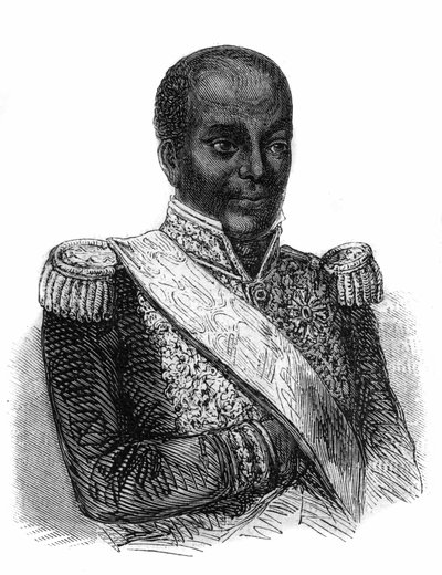 Portret van Faustin Soulouque, president en keizer van Haïti onder de naam Faustin I door Unknown artist