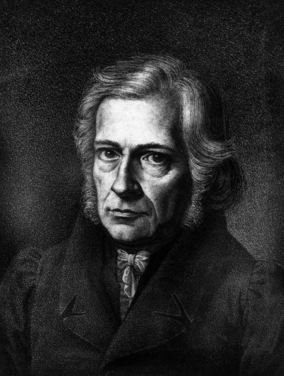 Portret van Friedrich Daniel Ernst Schleiermacher (1768-1834), protestants theoloog en Duits filosoof door Unknown artist