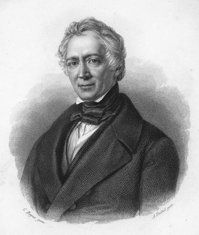 Portret van Friedrich von Raumer, 19e-eeuwse Duitse historicus. door Unknown artist