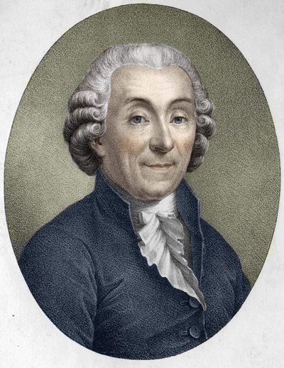 Portret van Gabriel Bonnot de Mably. Franse moralist, historicus en econoom (1709-1785). door Unknown artist