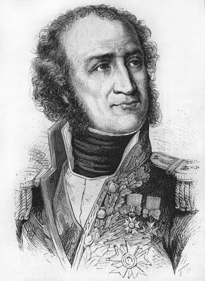 Portret van Guillaume Brune. Maarschalk van Frankrijk (1763-1815). door Unknown artist