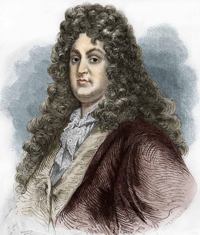 Portret van Jean Racine (1639-1699), Franse tragische dichter door Unknown artist