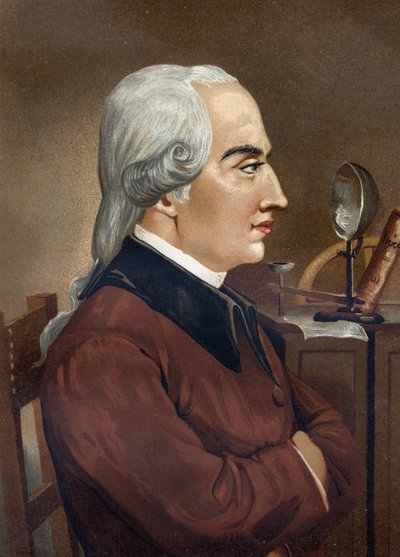 Portret van Joseph Black. Schotse natuurkundige en chemicus. door Unknown artist