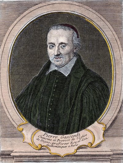 Portret van Pierre Gassendi (1592-1655), Franse filosoof, astronoom, wiskundige en natuurkundige. door Unknown artist