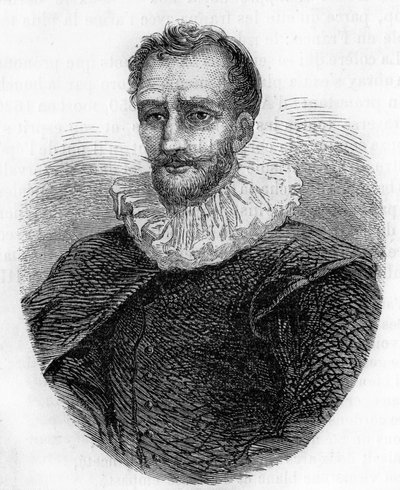 Portret van Théodore Agrippa d