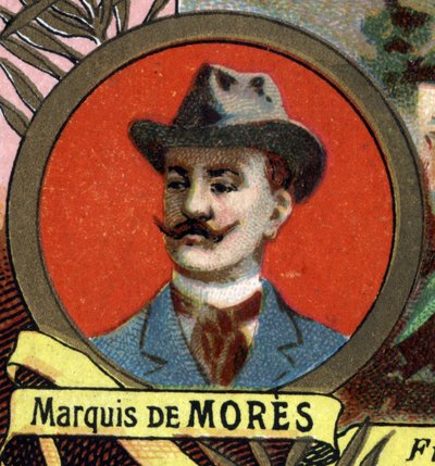 Portret van de Markies de Mores door Unknown artist