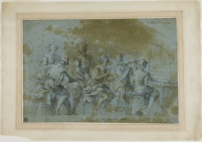 Concertafereel door Unknown Florentine
