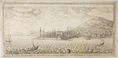 Haven van Napels door Unknown Italian