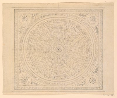Tekening, plafondontwerp, 1815-22 door Unknown artistUnknown artist