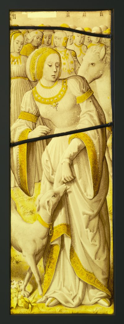 Een fragment uit De triomf van kuisheid over liefde door Unknown artist