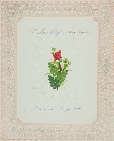 Een vaste liefde (valentijn) door Unknown artist