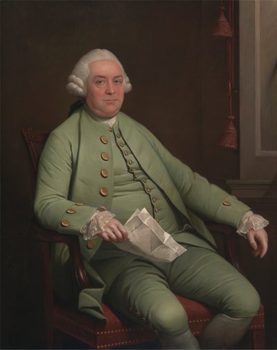 Een man genaamd William Strahan door Unknown artist
