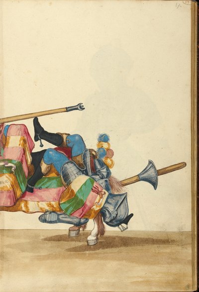 Een toernooiwedstrijd door Unknown artist