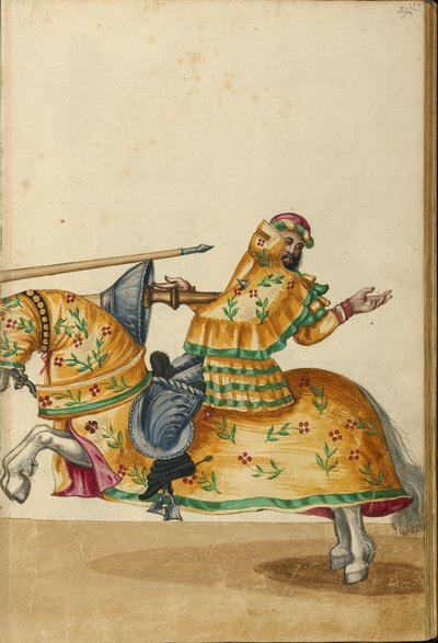 Een toernooiwedstrijd door Unknown artist