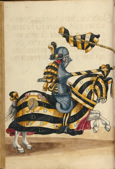 Een toernooiwedstrijd door Unknown artist