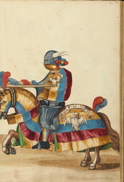 Een toernooiwedstrijd door Unknown artist