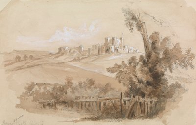 Een Uitzicht op Dover Castle door Unknown artist