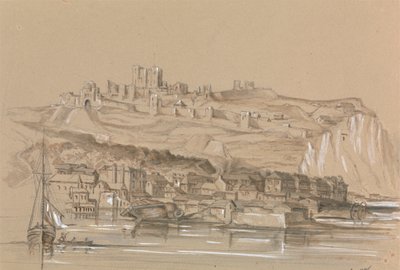 Een Uitzicht op de Stad Dover door Unknown artist