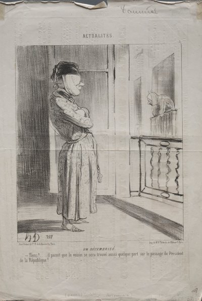 Actualiteiten, plaat 3: Een "decembrist" door Unknown artist