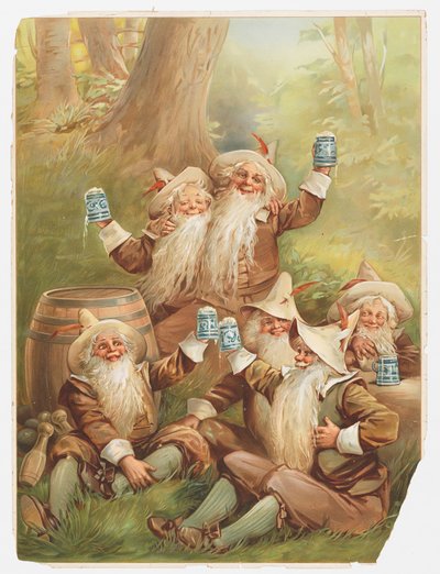 Advertentie voor bier door Unknown artist