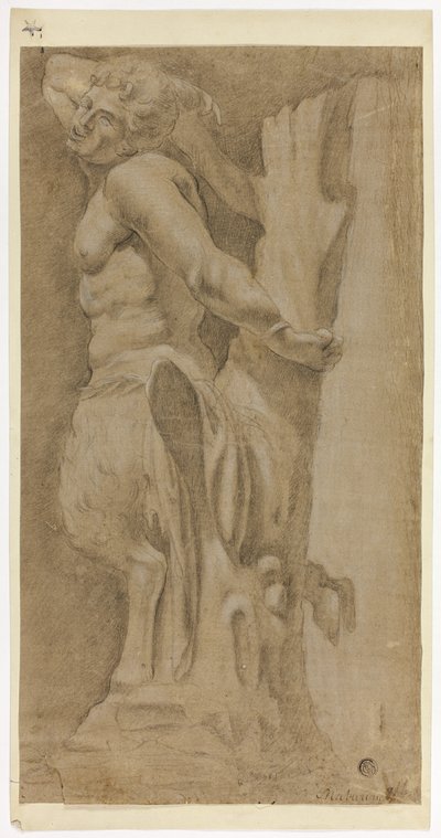 Na klassiek standbeeld van Marsyas door Unknown artist