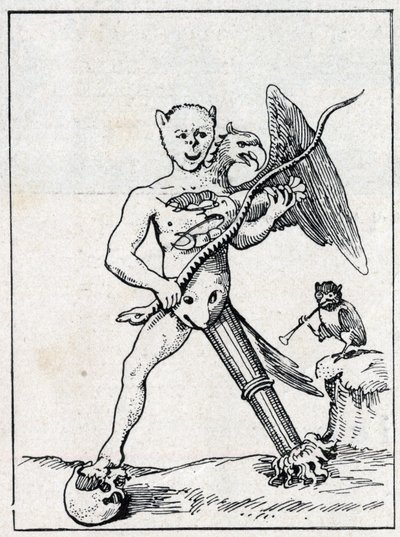 Alchemie: allegorie van de Filosofische Steen. door Unknown artist