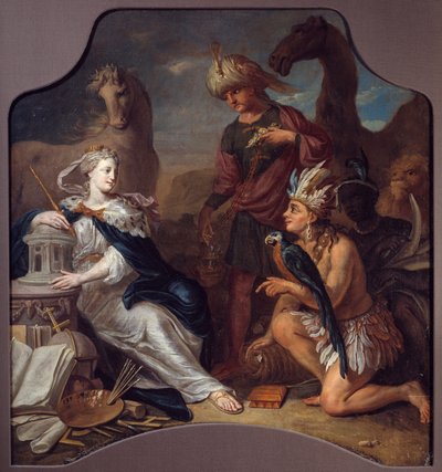 Allegorie van de Vier Continenten door Unknown artist