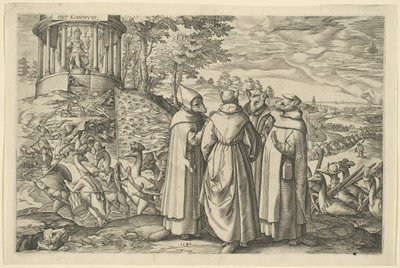 Allegorie op de nederlaag van de hertog van Alva bij Brielle door Unknown artist