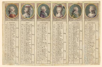 Almanak voor de Tweede Helft van het Jaar 1792 door Unknown artist