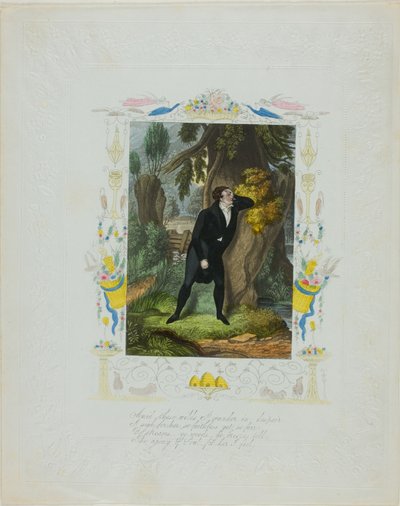 Te midden van deze wildernis dwaal ik in wanhoop (valentijn) door Unknown artist