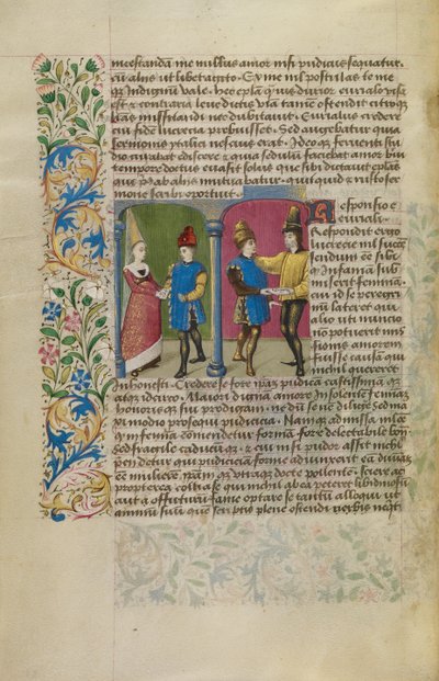 Een briefwisseling tussen Euryalus en Lucretia door Unknown artist