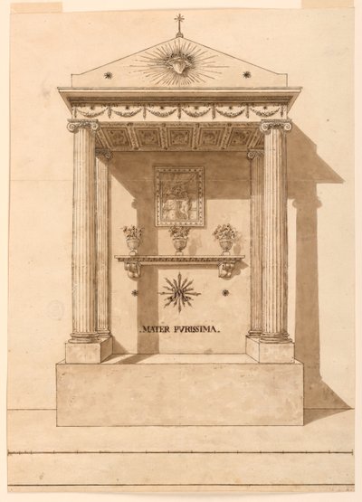 Een Oratorium gewijd aan de Maagd door Unknown artist