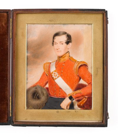 Een niet-geïdentificeerde officier van het 70e (Surrey) Regiment of Foot door Unknown artist