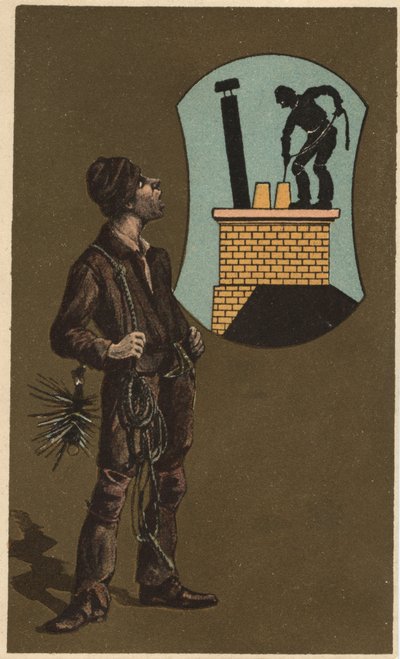 Anonieme chromolithografie, eind 19e eeuw. door Unknown artist