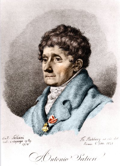 Antonio Salieri, Italiaanse componist en dirigent (Legnago) door Unknown artist