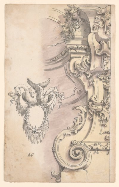 Architectonische Ornamenten door Unknown artist
