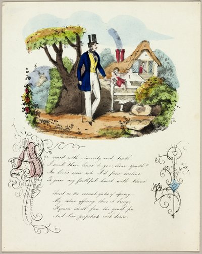 Gewapend met oprechtheid en waarheid (valentijn) door Unknown artist
