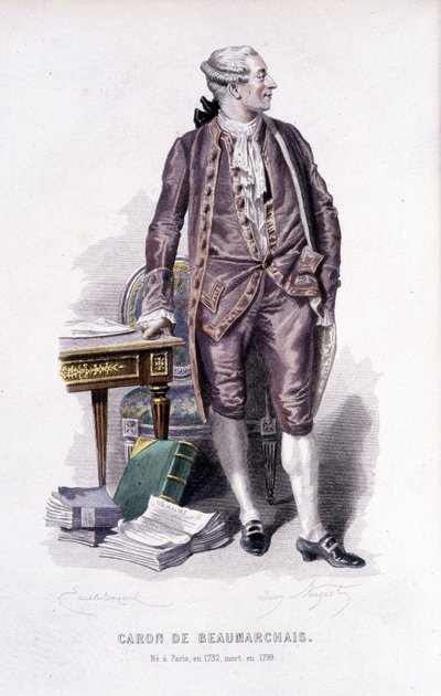 Baron de Beaumarchais (1732-1799) door Unknown artist