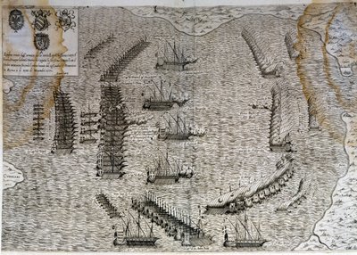 Slag bij Lepanto door Unknown artist