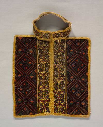 Blouse voorkant met kraag door Unknown artist