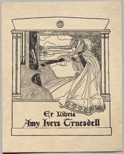 Boekplaat: Amy Ivers Truesdell door Unknown artist