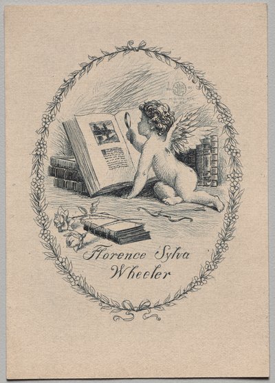 Boekplaat: Florence Sylva Wheeler door Unknown artist
